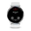 Garmin Venu 3 homokkő, ezüst kerettel, szilikon szíjjal (ED)