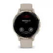 Garmin Venu 3S francia szürke-krémarany, szilikon szíjjal (ED)
