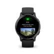 Garmin Vívoactive 5 fekete, szilikon szíjjal (ED)