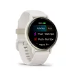 Garmin Vívoactive 5 elefántcsont krémarany, szilikon szíjjal