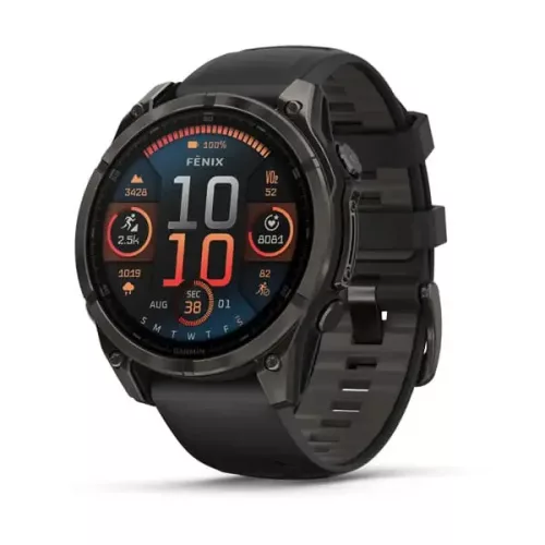 Garmin Fenix 8 47 mm Amoled Sapphire karbonszürke, DLC Titanium (ED XD)