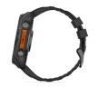 Garmin Fenix 8 51 mm Amoled, sötétszürke, fekete szilikon szíjjal (ED)