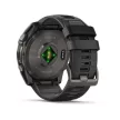 Garmin Fenix 8 51 mm Amoled Sapphire karbonszürke DLC titanium, fekete szilikon szíjjal (ED XD)