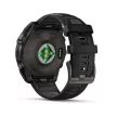 Garmin Fenix 8 47 mm Solar Sapphire karbonszürke, DLC Titanium fekete szilikon szíjjal (ED XD)