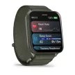 Garmin Venu X1 mohazöld Titanium, mohazöld ComfortFit Nylon szíjjal (ED)