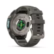 Garmin Fenix 9 47mm AMOLED Titanium kavicsszürke szilikon szíjjal (ED)