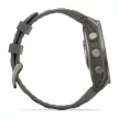 Garmin Fenix 9 47mm AMOLED Titanium kavicsszürke szilikon szíjjal (ED)