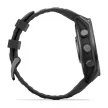 Garmin Fenix 9 47mm AMOLED szürke DLC Titanium fekete szilikon szíjjal (ED)