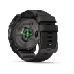 Garmin Fenix 9 51mm AMOLED szürke DLC Titanium fekete szilikon szíjjal (ED)