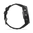 Garmin Fenix 9 51mm AMOLED szürke DLC Titanium fekete szilikon szíjjal (ED)
