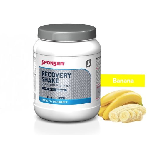 Sponser Recovery Shake Carb+Protein banán ízesítésű 900 g