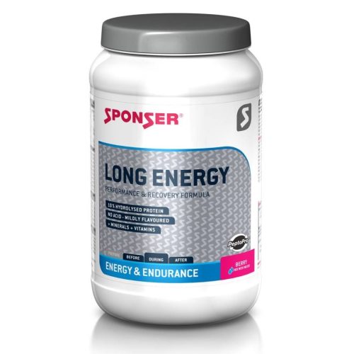 Sponser Long Energy 10% Protein izotóniás italpor berry (erdei gyümölcs ízesítésű) 1200 g