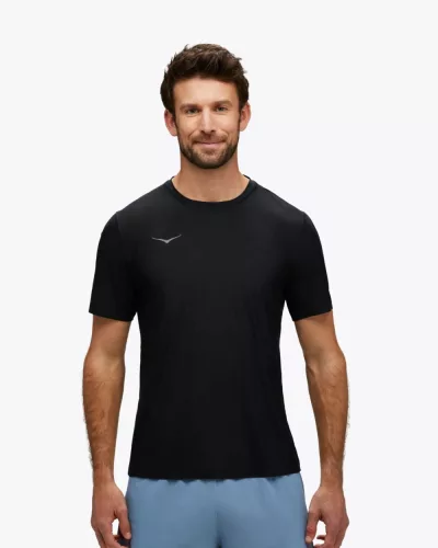 Hoka Airolite Run Short Sleeve férfi rövid ujjú futópóló
