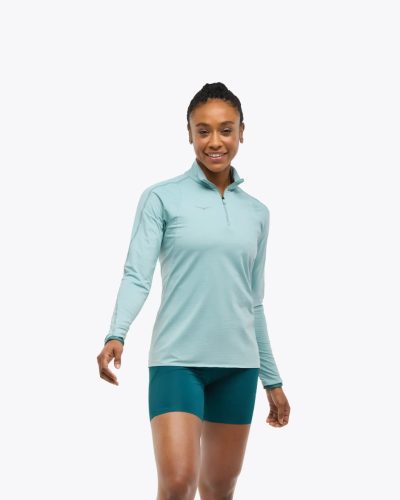 Hoka GlideTech Quarter Zip női hosszú ujjú futófelső