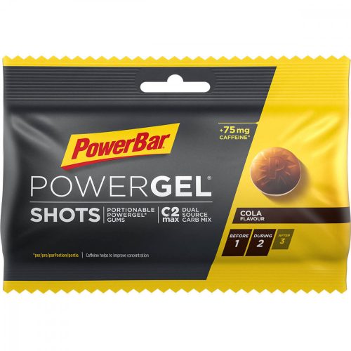 PowerBar PowerGel Shots gumicukor Cola (cola ízesítésű) 60 g