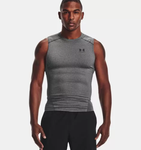 Under Armour HeatGear Compression SL férfi ujjatlan futófelső L