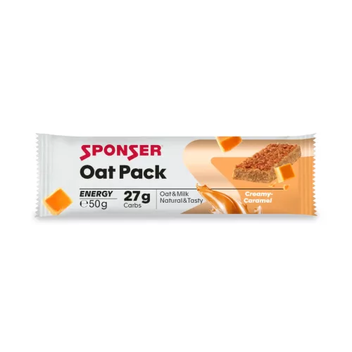 Sponser Oat Pack energiaszelet creamy caramel (karamella ízesítésű) 50 g
