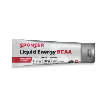   Sponser Liquid Energy BCAA energia zselé (eper-banán ízesítésű) 70 g