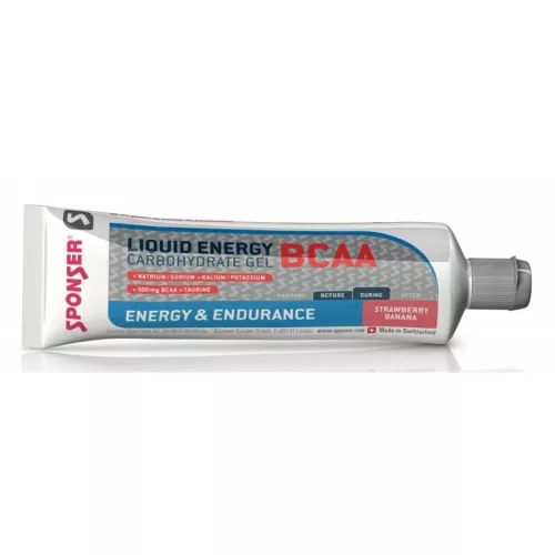 Sponser Liquid Energy BCAA energia zselé (eper-banán ízesítésű) 70 g