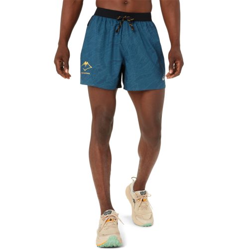 Asics Fujitrail All Over Print 5 inch Short férfi futó rövidnadrág XL