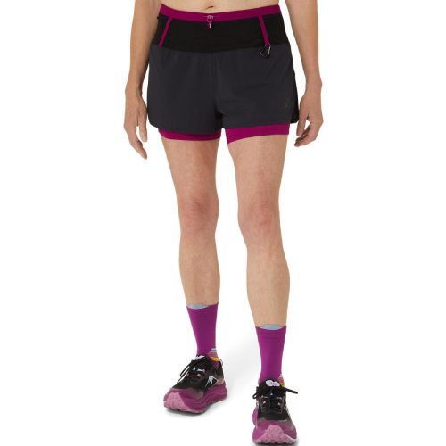 Asics Fujitrail 2in1 Short női futó rövidnadrág XS