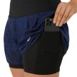 Asics Road All Over Print 2-N-1 3.5 inch Short női futó rövidnadrág S