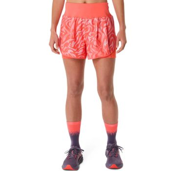   Asics Road All Over Print 2-N-1 3.5 inch Short női futó rövidnadrág