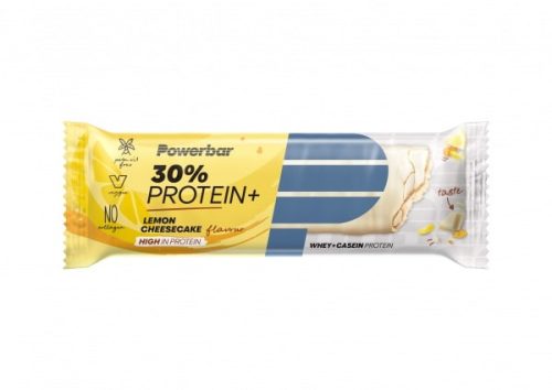 PowerBar 30% Protein Plus energiaszelet Lemon-Cheesecake (citromos-sajttorta ízesítésű) 55 g