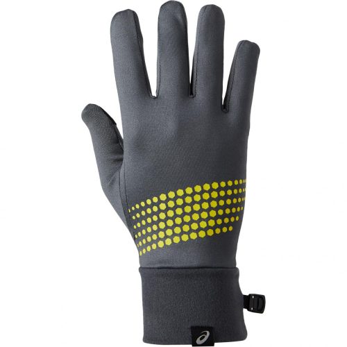 Asics Basic Performance Gloves Dark Grey/Sour Yuzu kesztyű uniszex S