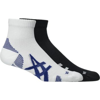 Asics 2 Pack Cushioned Run Quarter Sock futózokni