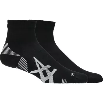 Asics 2 Pack Cushioned Run Quarter Sock futózokni