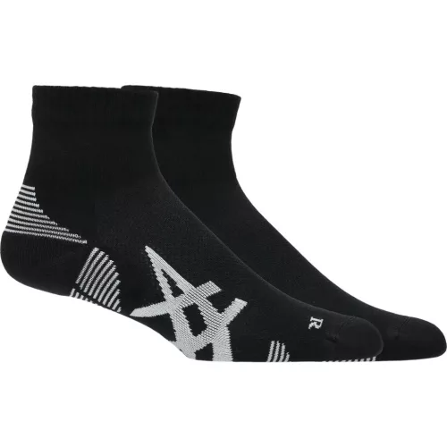 Asics 2 Pack Cushioned Run Quarter Sock futózokni