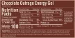 GU Energy Gel energia zselé Chocolate Outrage (csokoládé ízesítésű) 32 g