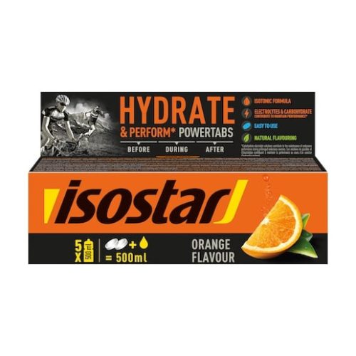 Isostar Fast Hydration Powertabs pezsgőtabletta 10x12 g (narancs ízesítésű)