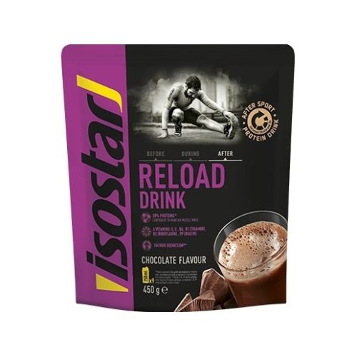 Isostar Reload Drink regeneráló italpor (csokoládé ízesítésű) 450 g