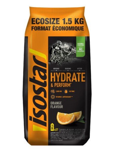 Isostar Hydrate & Perform izotóniás italpor narancs ízesítésű) 1500 g