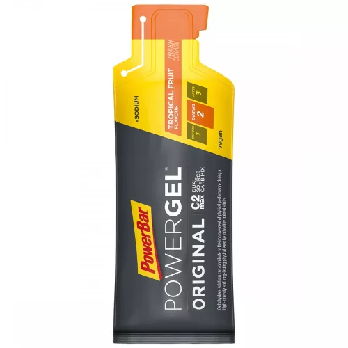 PowerBar PowerGel Original energia zselé Tropical Fruit (trópusi gyümölcs ízesítésű) 41 g