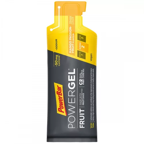 PowerBar PowerGel Fruit energia zselé Mango-Passionfruit (mangó-maracuja ízesítésű) 41 g