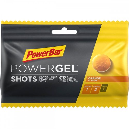 PowerBar PowerGel Shots gumicukor Orange (narancs ízesítésű) 60 g