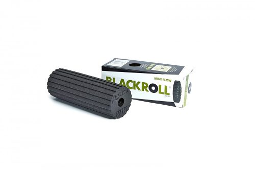 Blackroll Mini Flow Black mini masszázshenger 15 cm
