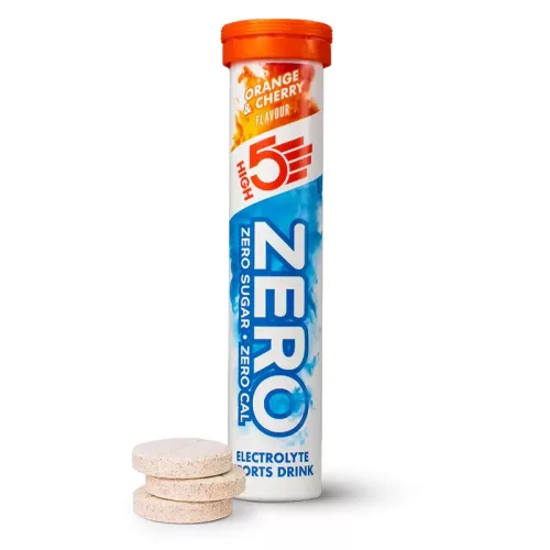 High5 Zero Electrolyte Sport Drink pezsgőtabletta Orange & Cherry (narancs-meggy ízesítésű) 80 g
