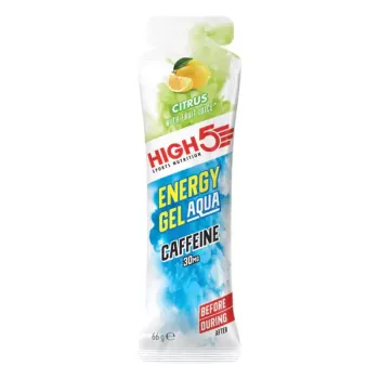   High5 Energy Gel Aqua Caffeine energia zselé Citrus (citrom ízesítésű) 66 g