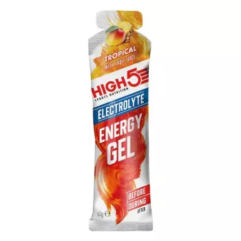   High5 Energy Gel Electrolyte energia zselé Tropical (trópusi gyümölcs ízesítésű) 60 g
