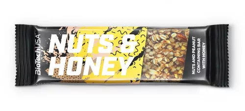 BioTech Usa Nuts & Honey energiaszelet mézes 35g