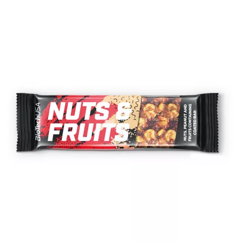 BioTech USA Nuts & Fruits energiaszelet gyümölcsös 40g