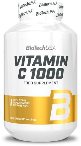 BioTech USA Vitamin C1000 c-vitamin 100 tablets