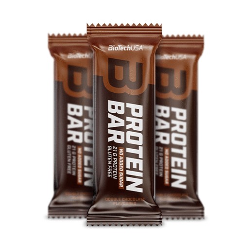 BioTech USA Protein Bar fehérjeszelet Double Chocolate (dupla csokoládé ízesítésű) 70 g