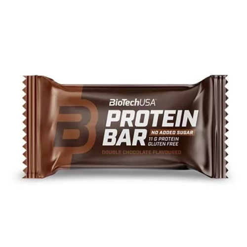 BioTech USA Protein Bar fehérjeszelet Double Chocolate (dupla csokoládé ízesítésű) 35 g