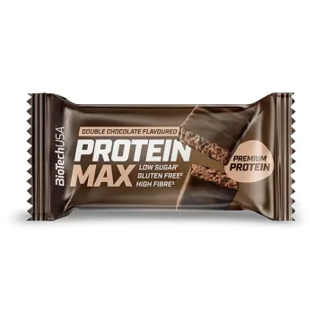   BioTech USA Protein Max fehérjeszelet Double Chocolate (dupla csokoládé ízesítésű) 45 g