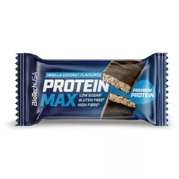   BioTech USA Protein Max fehérjeszelet Vanilla Coconut (kókusz-vanília ízesítésű) 45 g